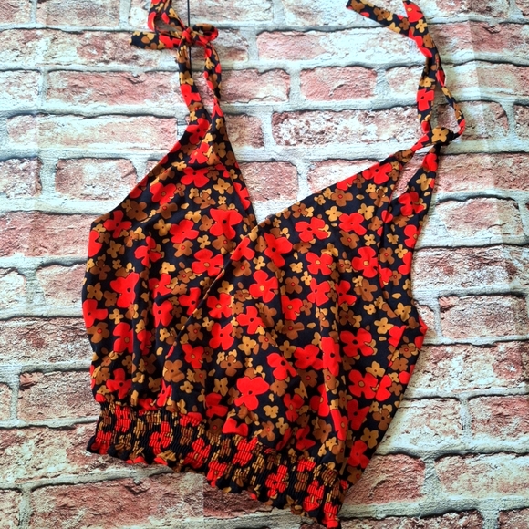 Floral Tie Strap Tank Top by WILLOW & ROOT - Picture 7 of 16